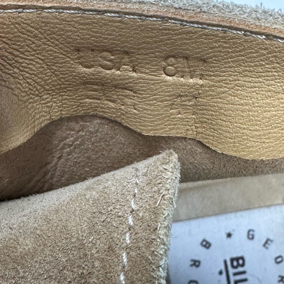 George Brown Bilt Tan Suede Foster Chukka Boots Size 8 - Picture 8 of 8